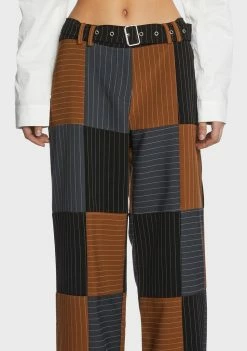 The Ragged Priest Anarchy Striped Trousers Bottoms