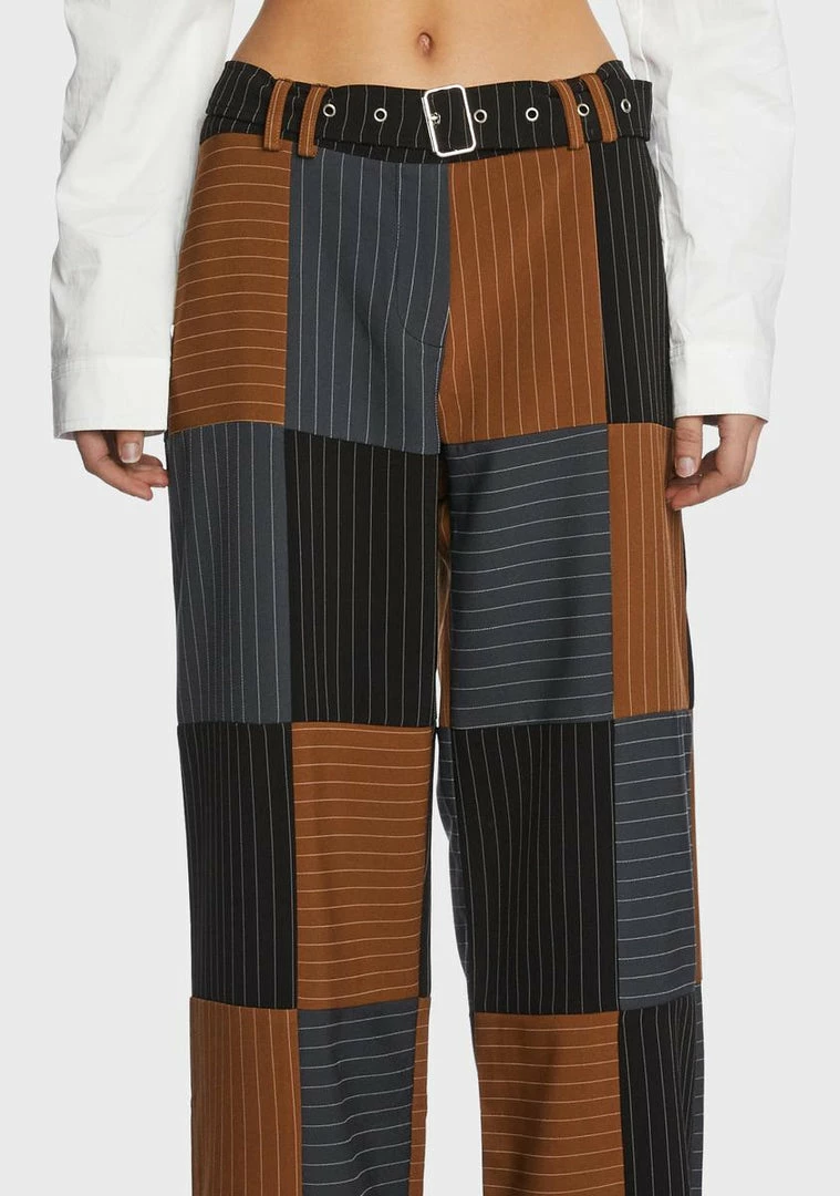 Promo π₯ The Ragged Priest Anarchy Striped Trousers Bottoms π 4 The Ragged Priest Anarchy Striped Trousers Bottoms