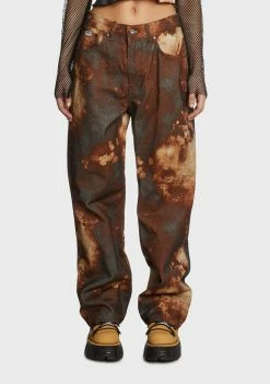 The Ragged Priest Tie Dye Dad Jeans