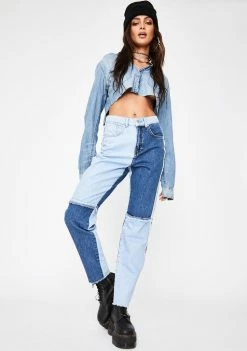 The Ragged Priest Bottoms Equilibrium Quarter Panel Jeans