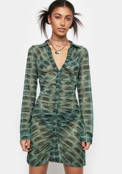 The Ragged Priest Vocal Mesh Shirt Dress