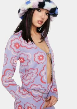 The Ragged Priest Free Bird Knit Top Knit Cardigans