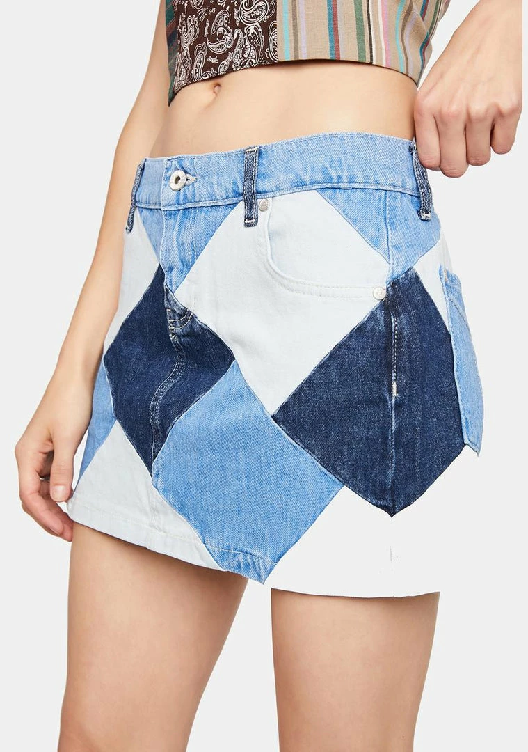 Budget π The Ragged Priest Micro Patchwork Mini π Skirt β¨ 3 The Ragged Priest Micro Patchwork Mini Skirt