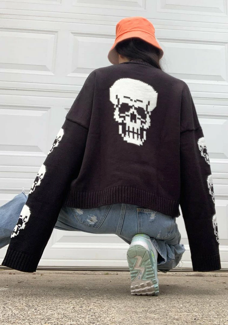 Best Sale ⌛ The Ragged Priest Creator Knit Sweater 🧨 3 The Ragged Priest Creator Knit Sweater
