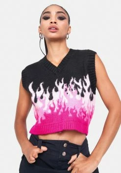 The Ragged Priest Burnout Vest Tops