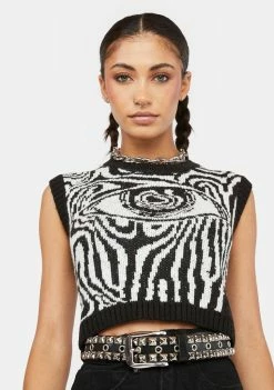 The Ragged Priest Tops Breakthrough Knitted Vest