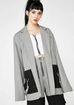 The Ragged Priest Plaid Boss Jacket