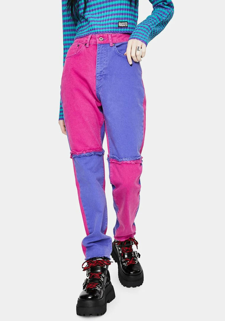 Hot Sale π€© The Ragged Priest Bottoms Purple Equilibrium Quarter Panel π Jeans π 3 The Ragged Priest Bottoms Purple Equilibrium Quarter Panel Jeans
