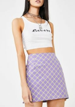 Buy β The Ragged Priest Rush Checkered π Skirt Bottoms π 7 The Ragged Priest Rush Checkered Skirt Bottoms