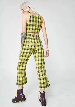 Best Sale 🧨 The Ragged Priest Bottoms Tartan Jinx Pants ❤️ 10 The Ragged Priest Bottoms Tartan Jinx Pants