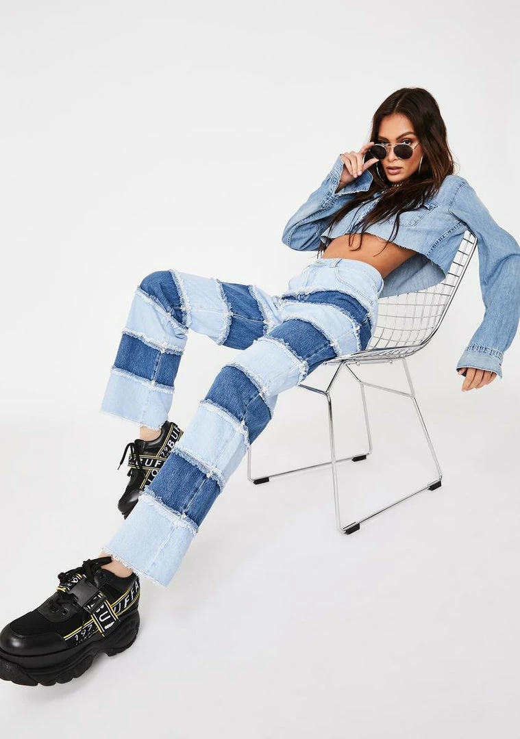 Flash Sale π The Ragged Priest Bottoms Infringement Stripe Panel π Jeans βοΈ 3 The Ragged Priest Bottoms Infringement Stripe Panel Jeans