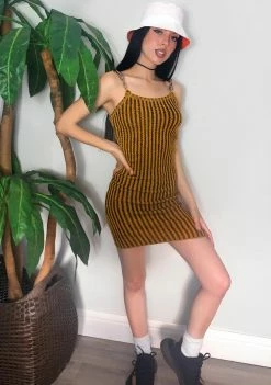 The Ragged Priest Planet Knit Mini Dress