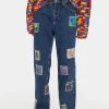 The Ragged Priest Kook Patch Dad Jeans
