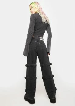 Deals π The Ragged Priest Bottoms Buckle Denim π Jeans π 9 The Ragged Priest Bottoms Buckle Denim Jeans