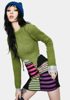 The Ragged Priest Reform Fuzzy Crop Top