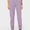The Ragged Priest Purple Cord Mom Jeans