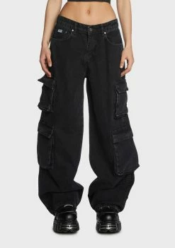 The Ragged Priest Black Combat Release Jeans