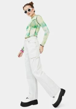 The Ragged Priest Slasher Distressed Dad Jeans