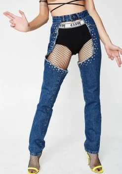The Ragged Priest Crystal Jeans Bottoms