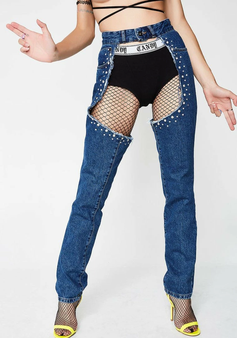 Wholesale π The Ragged Priest Crystal π Jeans Bottoms π 3 The Ragged Priest Crystal Jeans Bottoms