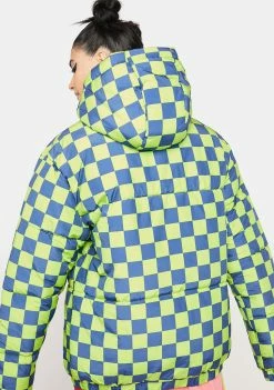 Budget π The Ragged Priest Scout Checkered Puffer Jacket π 9 The Ragged Priest Scout Checkered Puffer Jacket