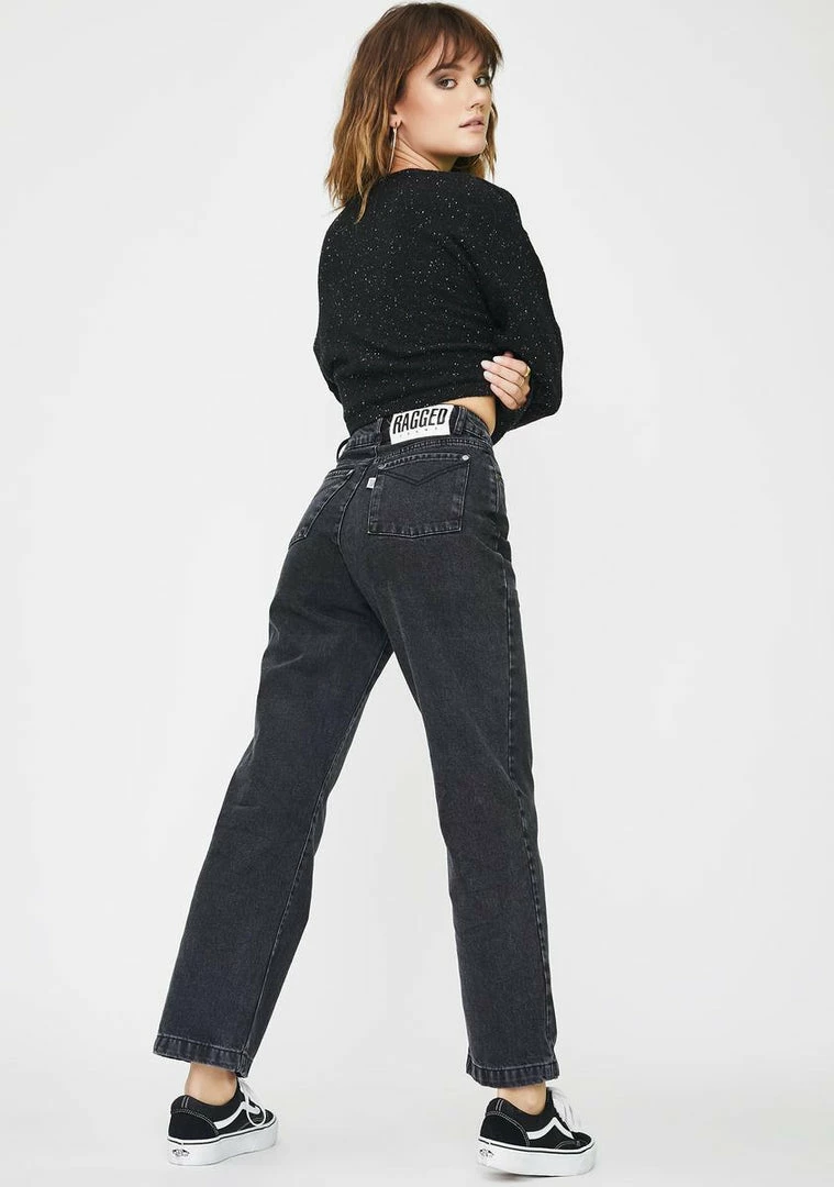 Best deal π The Ragged Priest Charcoal Dad π Jeans π₯° 6 The Ragged Priest Charcoal Dad Jeans