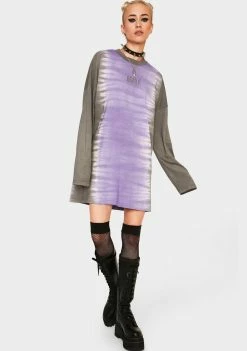Hot Sale ๐คฉ The Ragged Priest Lilac Dip Dye Skater ๐ Dress ๐ Dresses ๐ฏ 8 The Ragged Priest Lilac Dip Dye Skater Dress Dresses