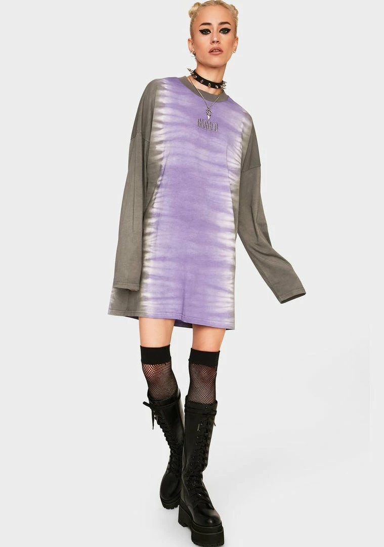 Hot Sale ๐คฉ The Ragged Priest Lilac Dip Dye Skater ๐ Dress ๐ Dresses ๐ฏ 5 The Ragged Priest Lilac Dip Dye Skater Dress Dresses