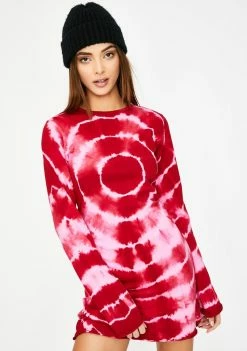 The Ragged Priest Cry Tie Dye Mini Dress