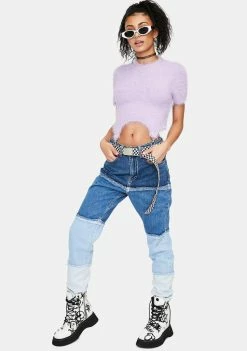 Cheap β The Ragged Priest Bottoms Dimmer Paneled Ombre Mom π Jeans β 8 The Ragged Priest Bottoms Dimmer Paneled Ombre Mom Jeans