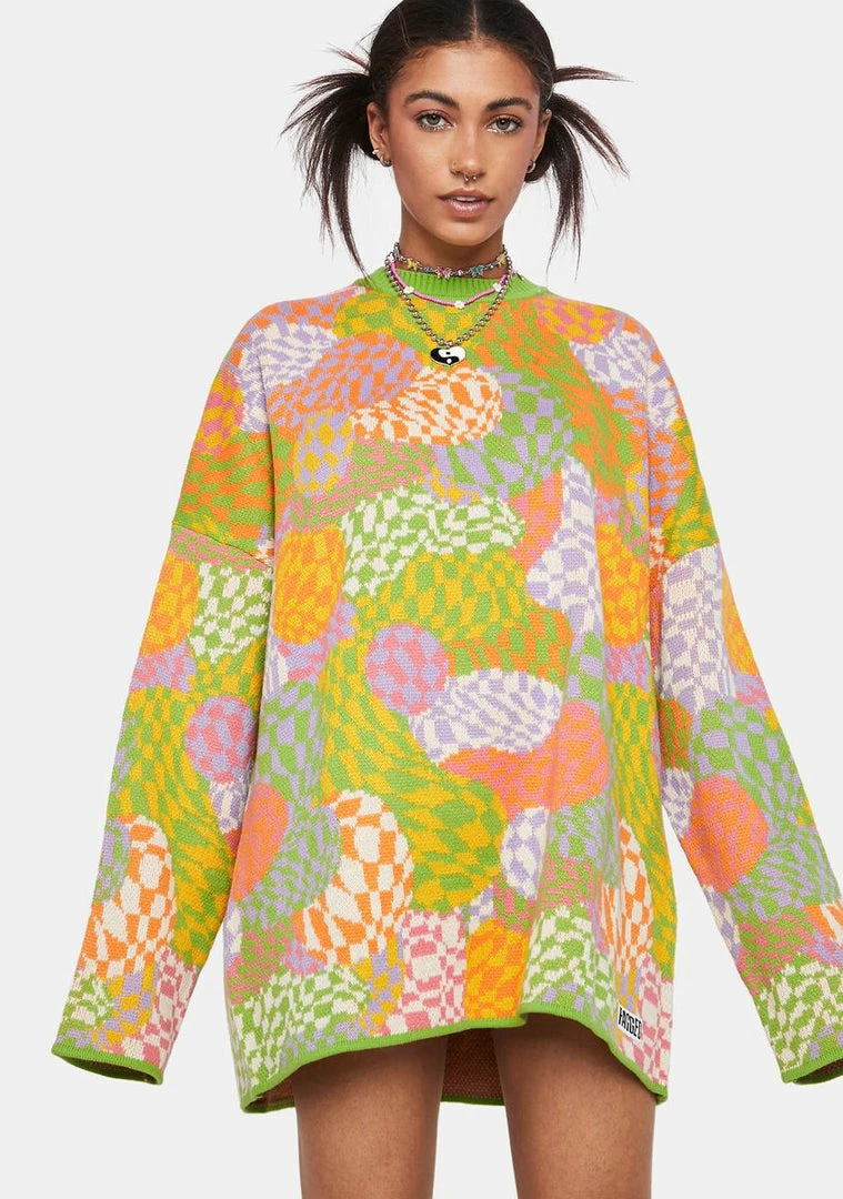 Buy 😉 The Ragged Priest Hedonist Knit Sweater ✔️ 3 The Ragged Priest Hedonist Knit Sweater