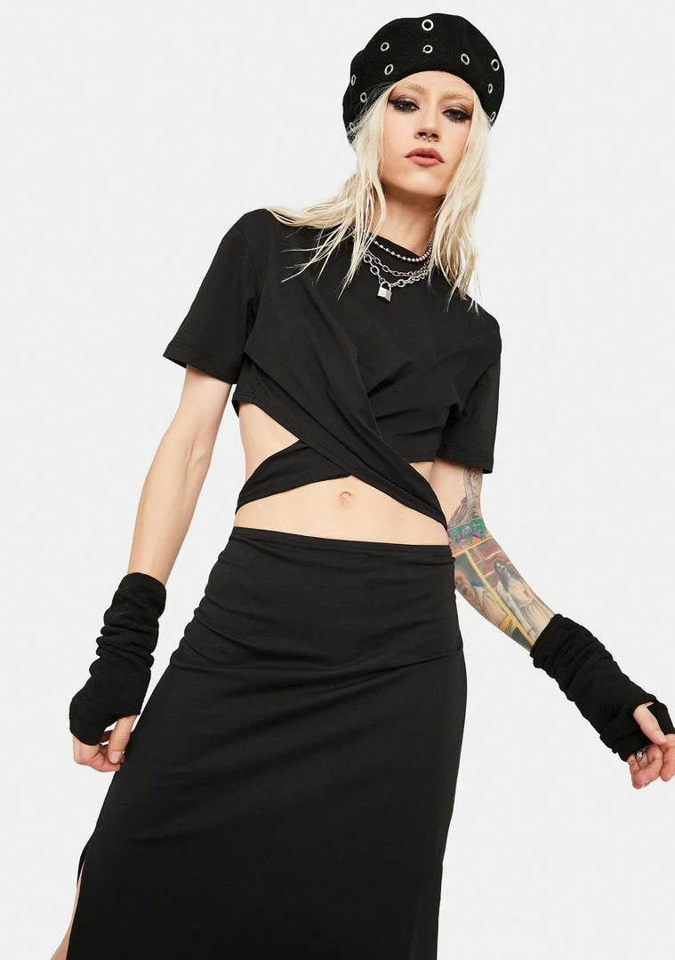 Coupon 👍 The Ragged Priest 👗 Dresses Hidden Cutout Midi 👗 Dress 😀 3 The Ragged Priest Dresses Hidden Cutout Midi Dress