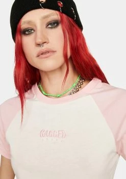 The Ragged Priest Kiss Crop Tee