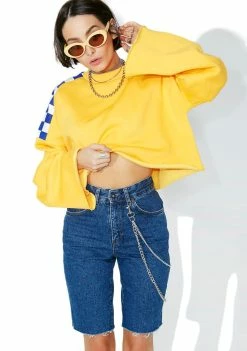 Best Sale ๐ The Ragged Priest Tucker Denim Shorts โ๏ธ 8 The Ragged Priest Tucker Denim Shorts