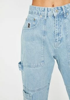The Ragged Priest Blue Combat Jeans