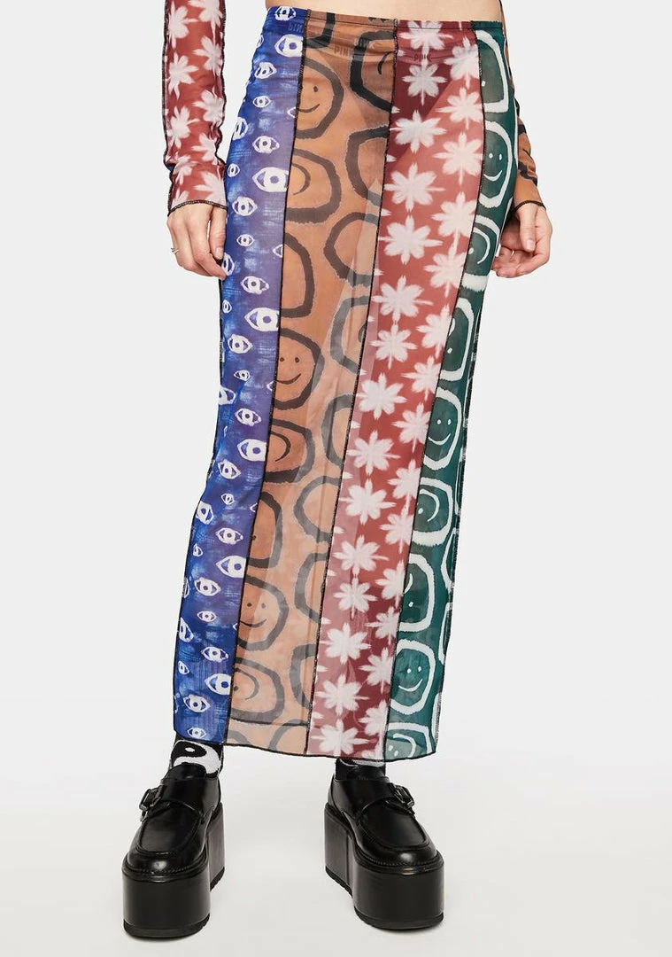 Buy 😍 The Ragged Priest Quantum Mesh Mini 👗 Skirt Midi 👗 Skirt ❤️ 3 The Ragged Priest Quantum Mesh Mini Skirt Midi Skirt