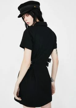 The Ragged Priest Damage Buckle Mini Dress Dresses