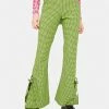 The Ragged Priest Trademark Gingham Flare Pants