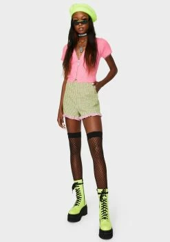 The Ragged Priest Fizz Knit Crop Top Tops