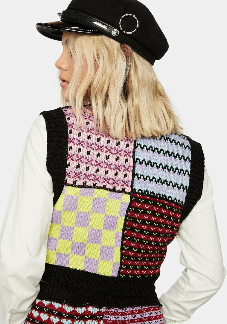 Deals βοΈ The Ragged Priest Snowflake Sweater Vest Tops π 6 The Ragged Priest Snowflake Sweater Vest Tops
