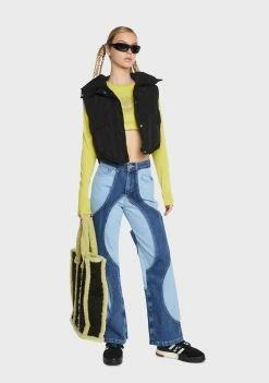 The Ragged Priest Circle Layered Dad Jeans Boyfriend Jeans