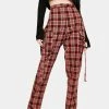 The Ragged Priest Boundary Plaid Buckle Pants Bottoms