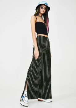 The Ragged Priest Cyber Pinstripe Pants Bottoms