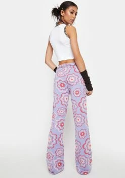Coupon 🌟 The Ragged Priest Power Floral Flare Pants Flares 🎁 10 The Ragged Priest Power Floral Flare Pants Flares