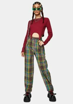 Discount π The Ragged Priest Tops Rise Ribbed Crop Top π 8 The Ragged Priest Tops Rise Ribbed Crop Top