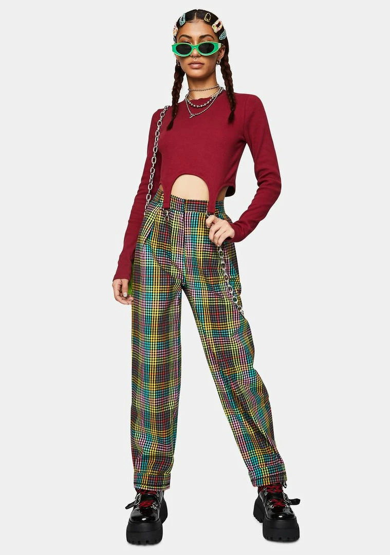 Discount π The Ragged Priest Tops Rise Ribbed Crop Top π 5 The Ragged Priest Tops Rise Ribbed Crop Top