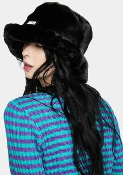 The Ragged Priest Candid Faux Fur Bucket Hat