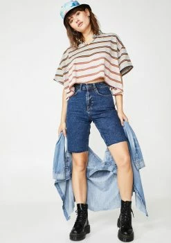 The Ragged Priest Mom Denim Shorts Bottoms