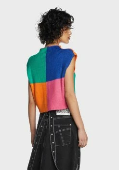 Hot Sale 👏 The Ragged Priest Tops Destroy Knit Top 😀 10 The Ragged Priest Tops Destroy Knit Top