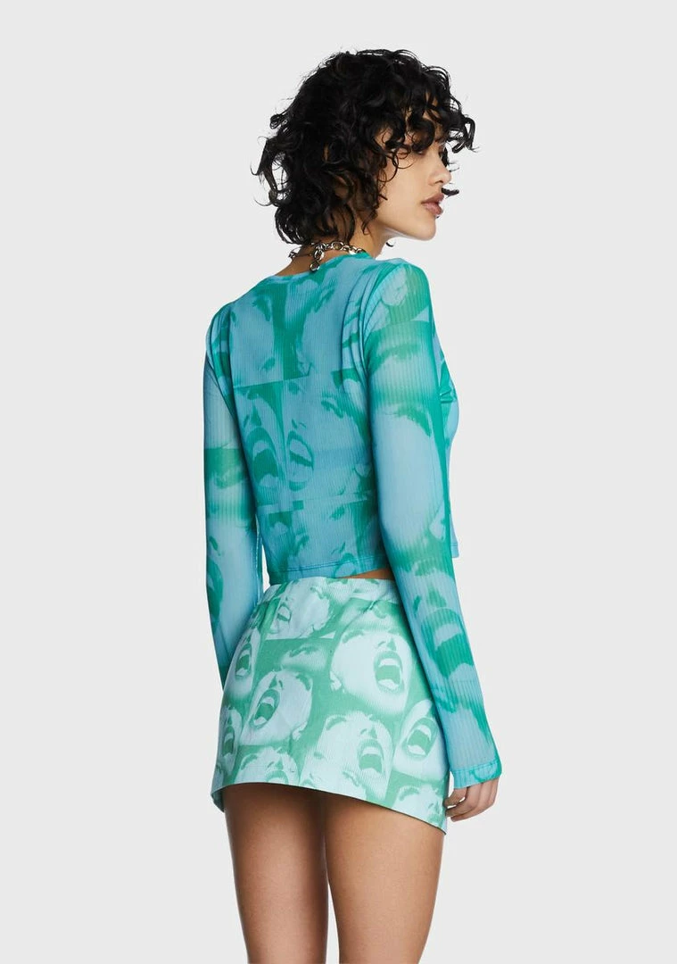 Best deal π The Ragged Priest Tops Volume Mesh Top π 7 The Ragged Priest Tops Volume Mesh Top
